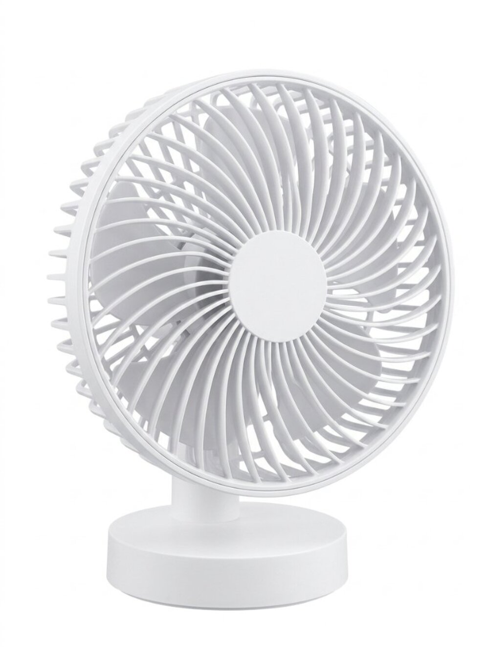 Minimalist White Mini Desk Fan
